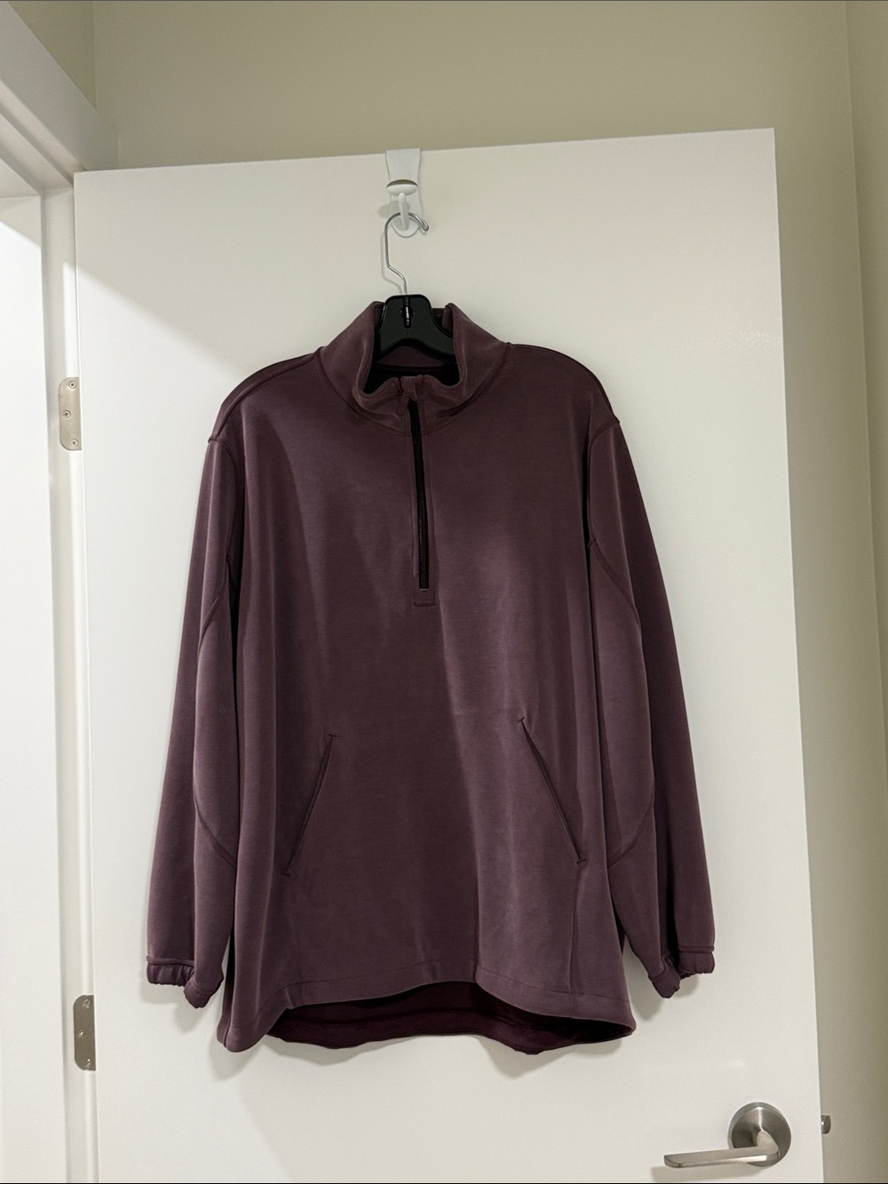 lululemon athletica Plum Half-Zip Pullover Sweatshirt
